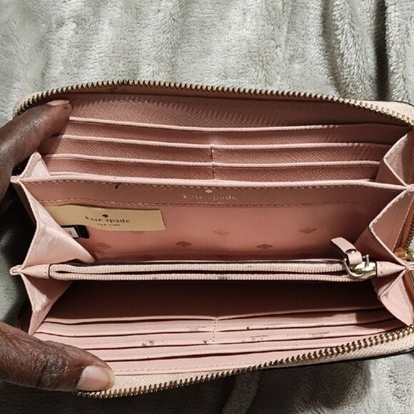 Kate Spade New York By The Pool Flamingo Lacey Wallet - Picture 3 of 12